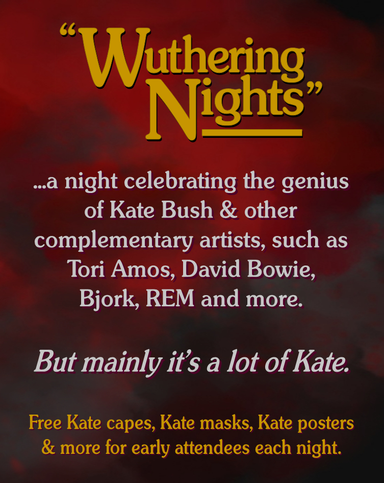 It's Wuthering Nights: a Kate Bush &amp; Friends Discotheque this weekend!

💃🏻 Fri 24th Oct: <a href="/yes_mcr/">YES</a>, Manchester 

💃🏻Sat 25th Oct: <a href="/thewhiteswanbar/">The White Swan 🏳️‍🌈</a>, London

Expect Kate masks, Kate capes, Kate posters + more!

Full details + tix: buytickets.at/iamdresden