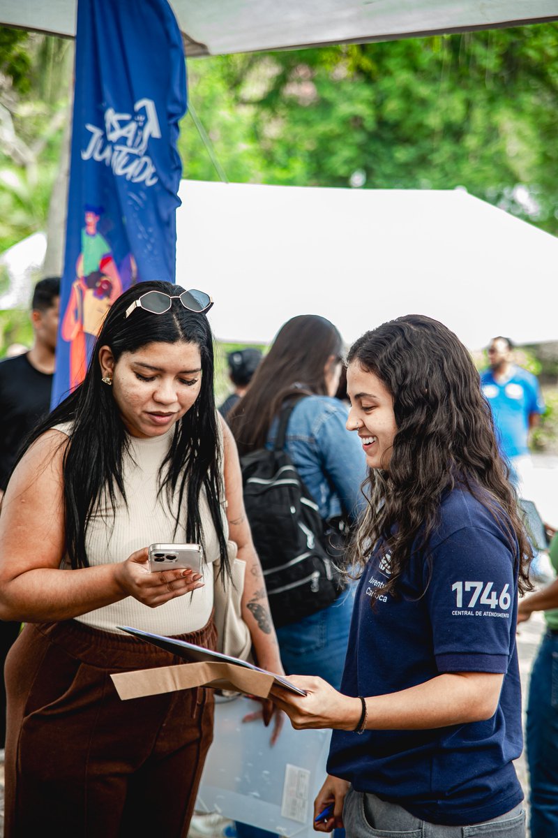 A JUVRio marcou presença na Feira Primeiro Passo, levando oportunidades, cadastro em programas de empregabilidade e orientação profissional. 

Mais de 6 mil vagas, oficinas e serviços gratuitos pra quem busca crescer no mercado!