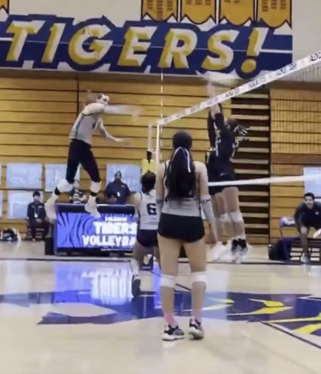 <a href="/bourne_beth2345/">Beth Bourne</a> <a href="/CIFState/">CIF State</a> <a href="/CAgovernor/">Governor Gavin Newsom</a> <a href="/Outkick/">OutKick</a> How many women in the world can jump over half their height and then smack a ball as powerfully as that while in the air? AB Hernandez is a male cheat.