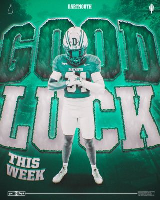 Thank you <a href="/DartmouthFTBL/">Dartmouth Football</a>