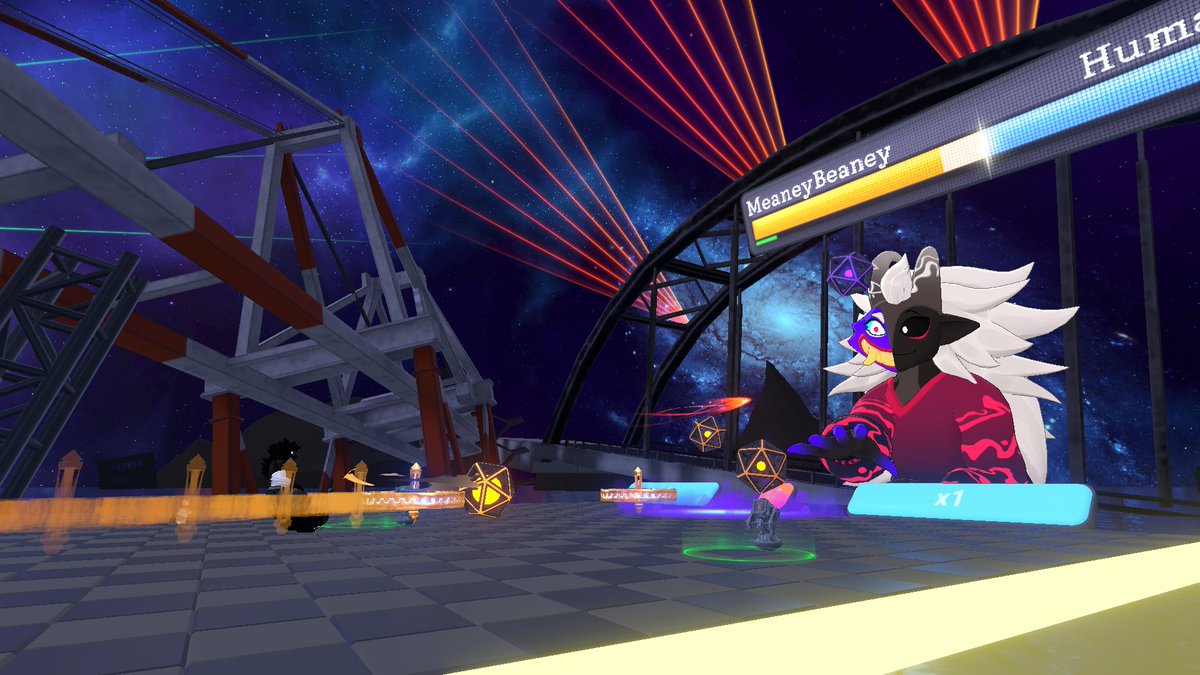 AlexdoesAntics's tweet photo. Getting whopped on but looking cute while doing so
#VRChat https://t.co/UkR7TLjS1x