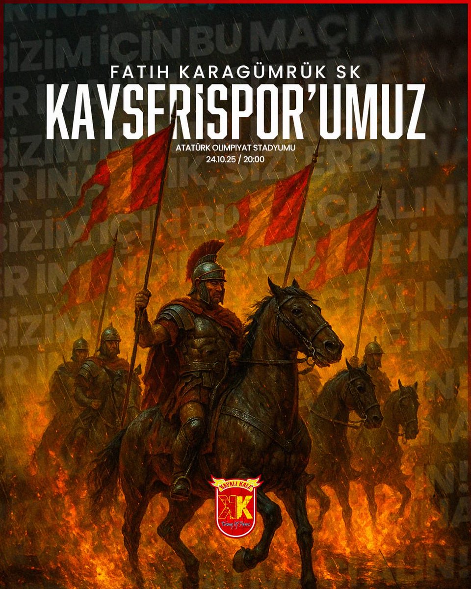 Tarih olmayacağız, tarih yazacağız.
SALDIR <a href="/KayserisporFK/">Zecorner Kayserispor</a>  🟨🟥