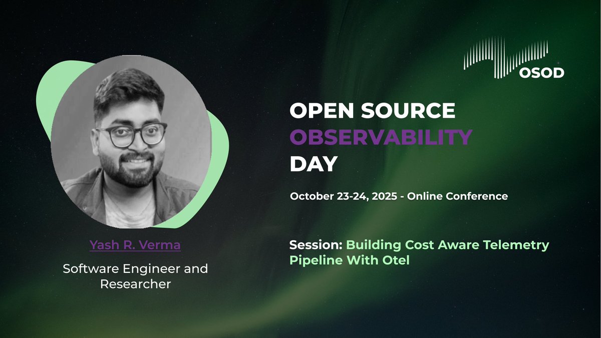 yashvardhanee's tweet image. Come join us... It's All about Open Observability.