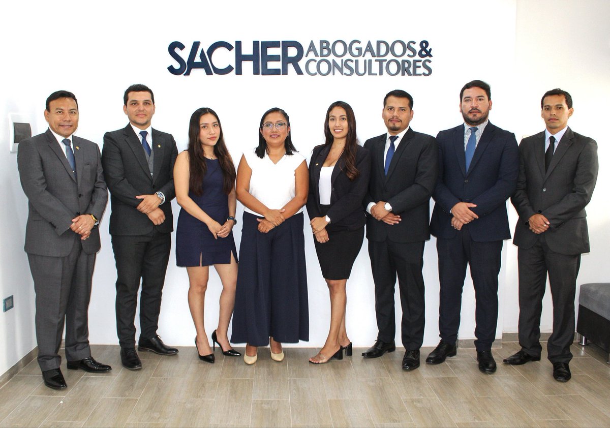 Somos SACHER ABOGADOS &amp; CONSULTORES…Puedes agendar tu cita o consulta virtual o personalizada - Cel. 910920049…Oficinas: Calle Rivera Piedra 165, Urb. Del Abogado-Chiclayo (costado del Colegio de Abogados).