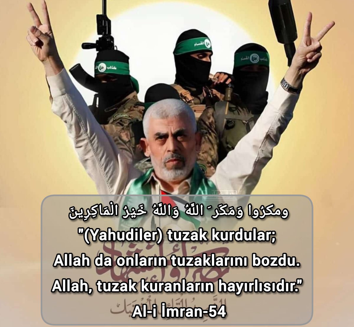 ibrahim halil Gov (@ibrahimhgov) on Twitter photo Allah'ım.. 
Bu mübarek gün hatırına 
Filistinli kardeşlerimizi 
Muzaffer eyle.. 
Gazze ve İslam düşmanlarını 
kahru perişan eyle..
Amin.
Cumanız mübarek olsun Allah'ım.. 
Bu mübarek gün hatırına 
Filistinli kardeşlerimizi 
Muzaffer eyle.. 
Gazze ve İslam düşmanlarını 
kahru perişan eyle..
Amin.
Cumanız mübarek olsun