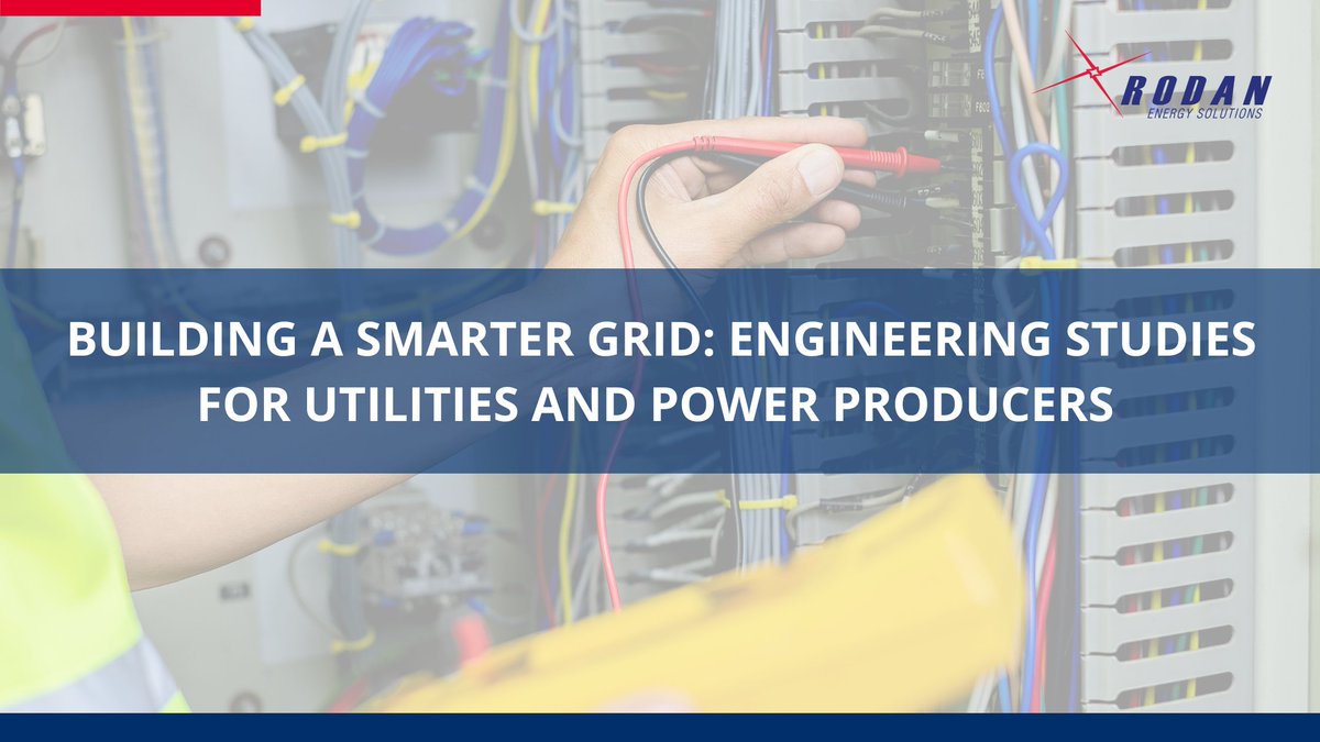 RodanEnergy's tweet image. Is your grid ready for tomorrow’s energy challenges? Discover how engineering studies boost reliability, enable safe renewable integration, and minimize risks for a resilient power system. ⚡Read more in our latest blog: bit.ly/4nYjbci 
#EngineeringStudies #PowerSystems