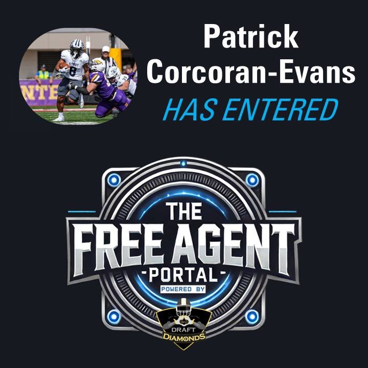 Patrick Corcoran-Evans has entered thefreeagentportal.com 
Now professional football teams (from 11 different leagues around the world) can search, evaluate, and contact him!  
#freeagency #elitefootball #professionalathletes #thefreeagentportal #freeagent <a href="/DraftDiamonds/">Draft Diamonds ™️</a>
