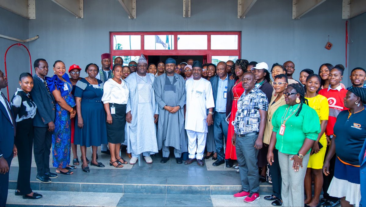 mrlurvy's tweet image. While in Ado-Ekiti to commission the Ekiti State Revenue House, the ECFIRS Zacch A. Adedeji PhD, made a surprise stop at the FIRS office.

The unscheduled visit thrilled the staff, who were visibly excited to receive the ECFIRS, a rare and unprecedented moment for the office.

In…