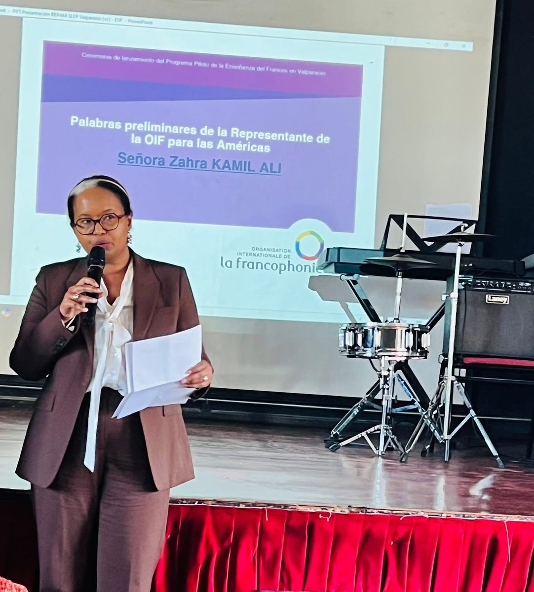 REPAM_OIF's tweet image. 🇨🇱 Jour 3 | Mission au Chili

La REPAM a pris part à Valparaíso au lancement du projet pilote de réintroduction du français dans l’enseignement public chilien.

Un moment fort avec élèves, parents et autorités autour d’un quiz sur la Francophonie ! 🎓🌍
#Francophonie #OIF #REPAM