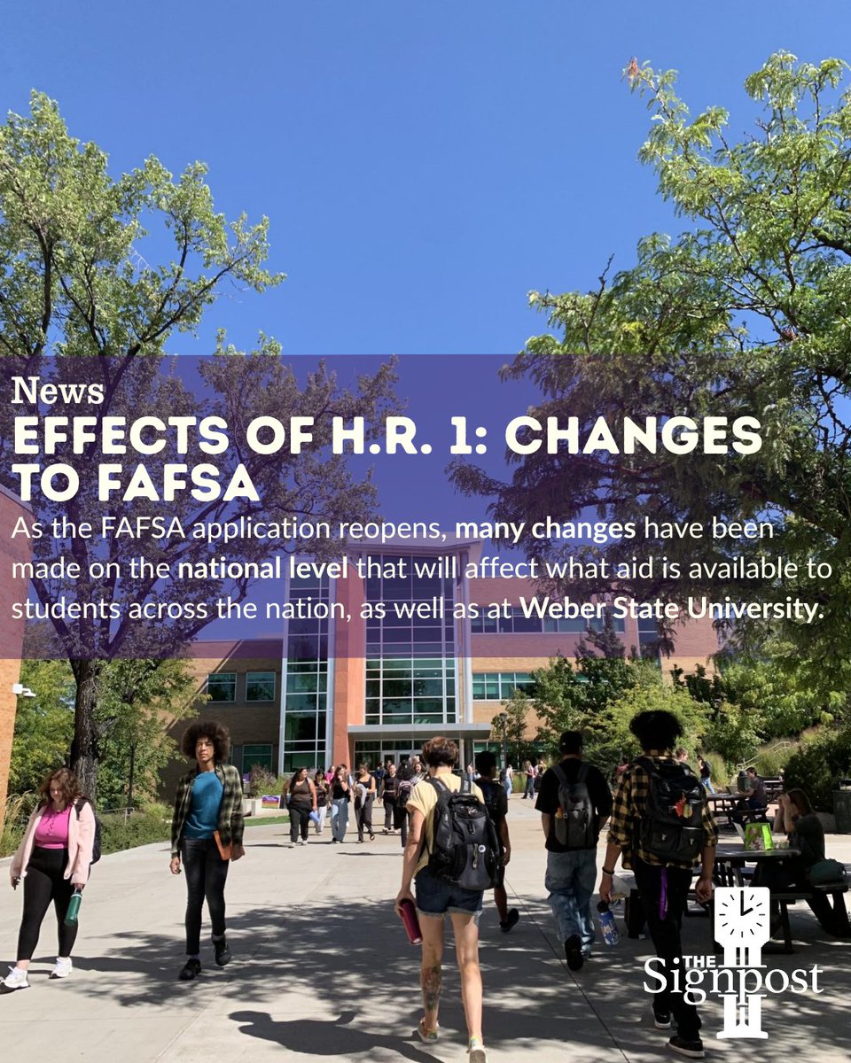 WSUSignpost's tweet image. ⬆️ Read the whole story on our website, link in bio!
✍️: Kyle Greenawalt | News Reporter, the Signpost
✍️: David Roman Aros | Translation Co-editor, the Signpost
📸: Shenoa Oliver | Photographer, the Signpost

#Utah #FAFSA #School #Changes #Weberstate #Financialaid  #Scholarships