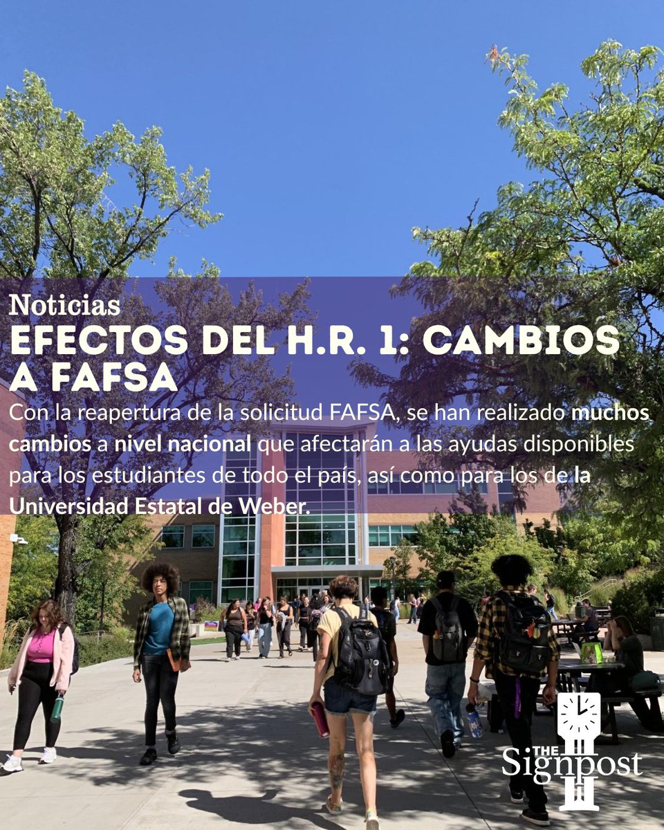 WSUSignpost's tweet image. ⬆️ Read the whole story on our website, link in bio!
✍️: Kyle Greenawalt | News Reporter, the Signpost
✍️: David Roman Aros | Translation Co-editor, the Signpost
📸: Shenoa Oliver | Photographer, the Signpost

#Utah #FAFSA #School #Changes #Weberstate #Financialaid  #Scholarships