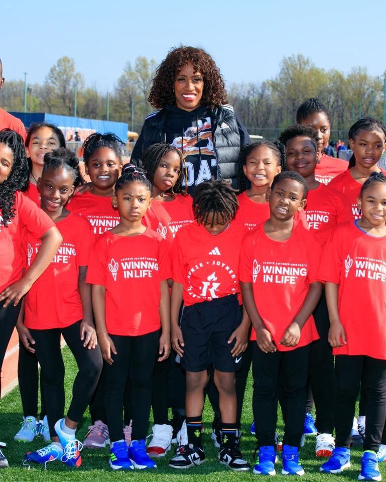 These young champions are learning what it means to be Winning in Life — on and off the track! Through the JJK Foundation’s youth programs, we’re empowering the next generation to dream big, work hard, and believe in themselves every step of the way. ❤️🏃🏾‍♀️ #JJKFoundation