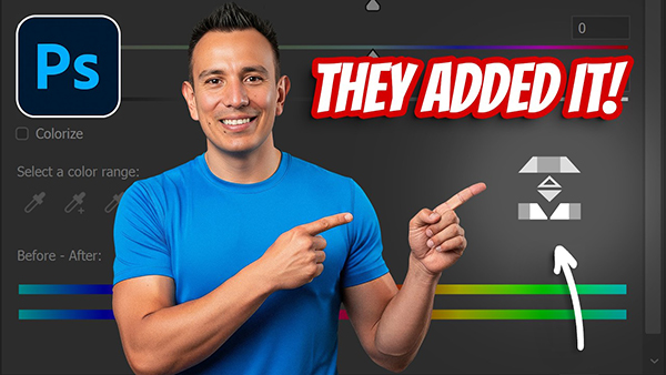 shutterbug's tweet image. How to use Photoshop&apos;s New Hue/Saturation INVERT tool tinyurl.com/59k9kbzt (VIDEO)