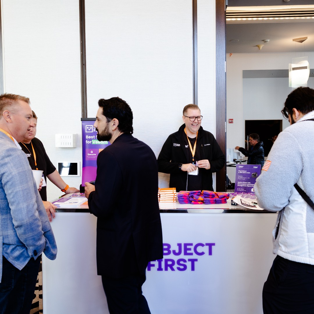 object_first's tweet image. It was a great day connecting with @Veea, partners and customers at the #VeeamON Tour Chicago. We showcased how @Object_First backup storage is built on Zero Trust best practices, third-party tested for security, and designed for Instant Recovery at scale.
