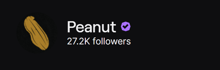 VilifiedPeanut's tweet photo. Underwent a lil facelift on the twitch username

https://t.co/4UWXIITrER

New look, same great taste https://t.co/b92sqLVOzV