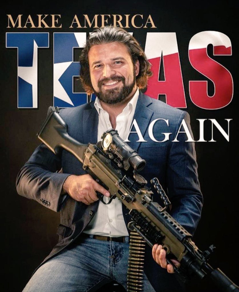 The people of Texas want and deserve Brandon Herrera and not whatever hack the establishment RINOs masquerading as Texans plan on replacing Tony with.

I don't live in Texas, but I consider it my second home. That is why I am personally donating to Brandon's Congressional run and