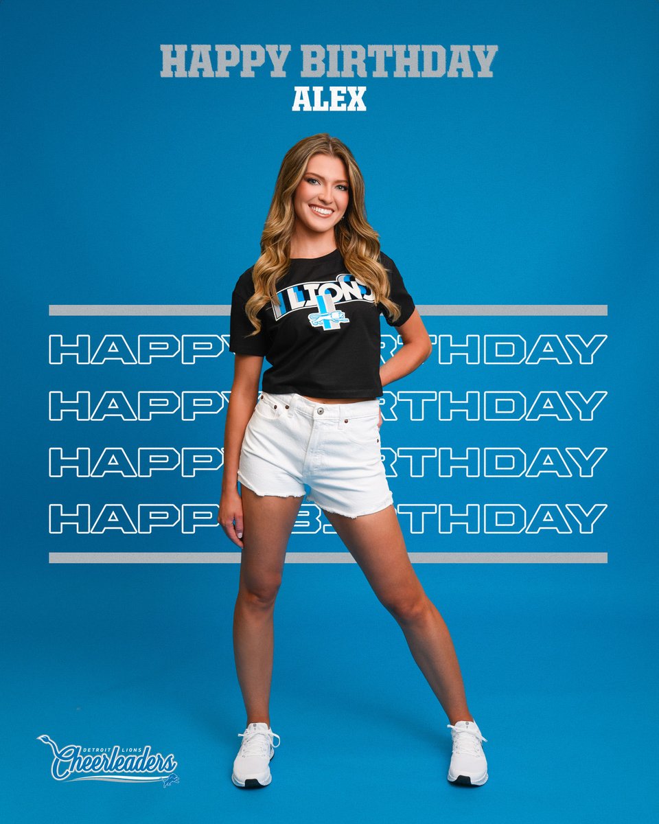 DETLionsCheer's tweet photo. Happy Birthday to Alex! https://t.co/N0K9EKf4Xi