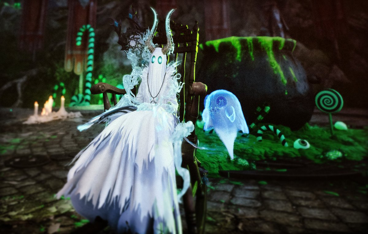 just hangin with the "boo" XD 
#throneandliberty #VirtualPhotography #スロリバ #mmo #gaming #gameplay