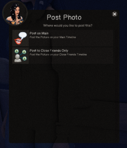danitysimmer's tweet photo. Social Media Add-on Close Friends Update is live on Patreon(FREE). Your Sim can now post privately to close friends and be messy in secret! #Sims4 https://t.co/6p03YzjC3d