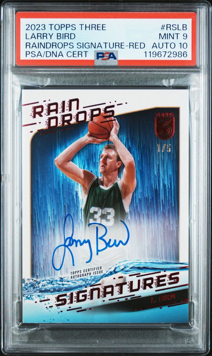 The_Real_Ryan_E's tweet photo. Only hours left to snag this /5 #LarryBird #Legend #BostonCeltics #Boston #NBA #Topps #PSA
@altxyzofficial @Topps @PSAcard #Collectibles

https://t.co/invL1fcC9N https://t.co/bJu5mIAzmE