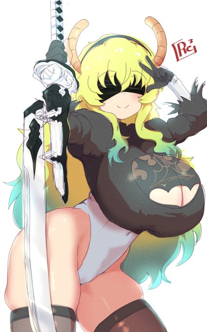 きょうのいきぬきラクガキ ルコアさんx2B