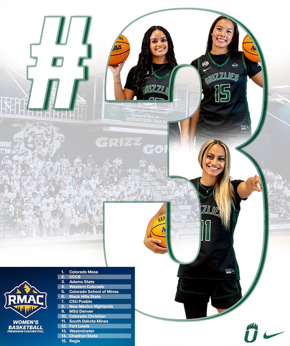 Top 3.. but we’re just getting started! 🐻💚

#GoGrizz #ASUWBB