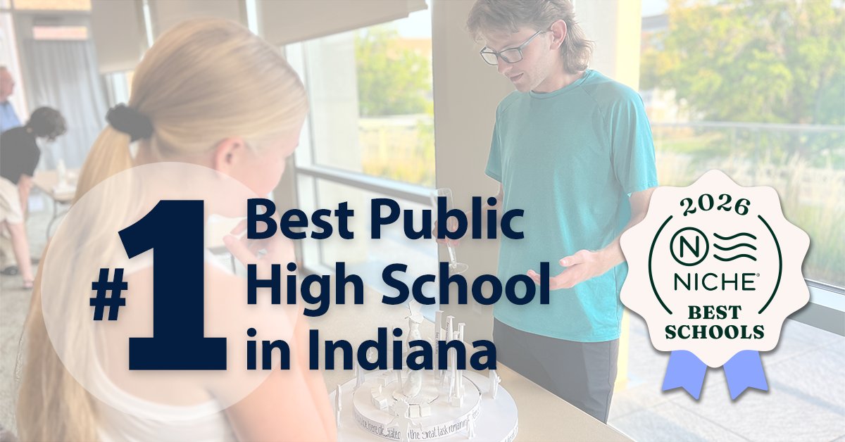 Niche's 2026 rankings released in September and the Indiana Academy was ranked the #1 Public High School in Indiana AGAIN! Thank you for your continued support in the Indiana Academy's mission.
Visit niche.com for all rankings.