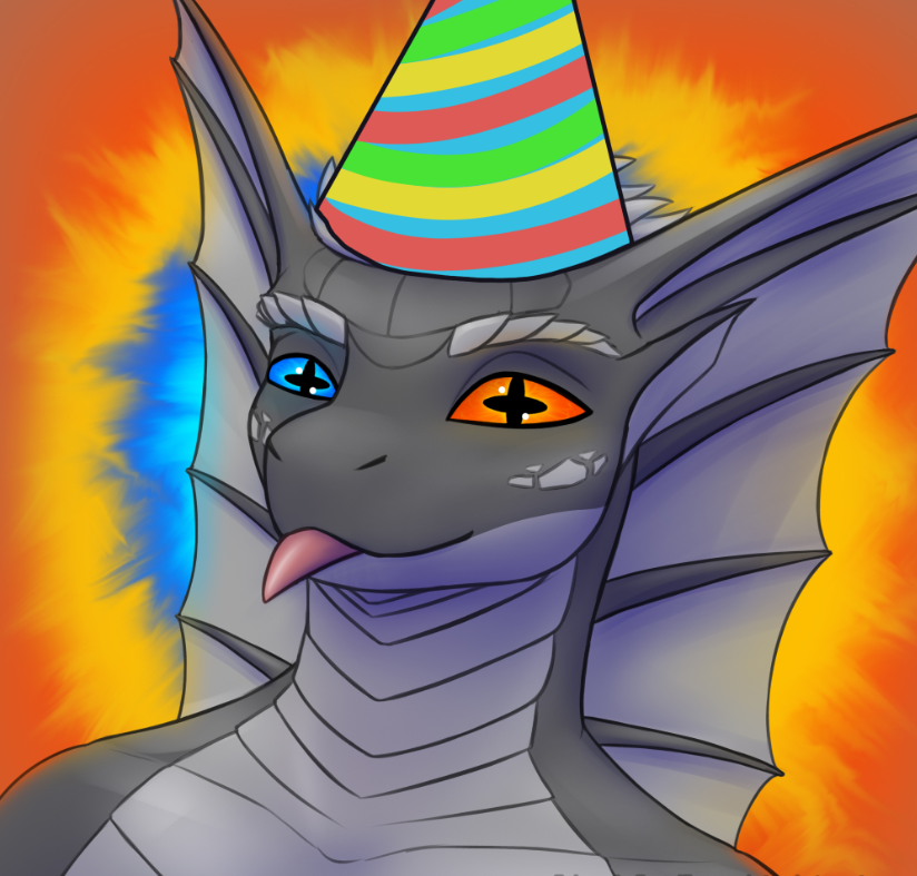 It's my birthday today! To celebrate, I'm starting an ART RAFFLE!  
Retweet this post, follow me, and reply with your character reference to participate.  
I'll announce the winner in a week and discuss the art idea with them.