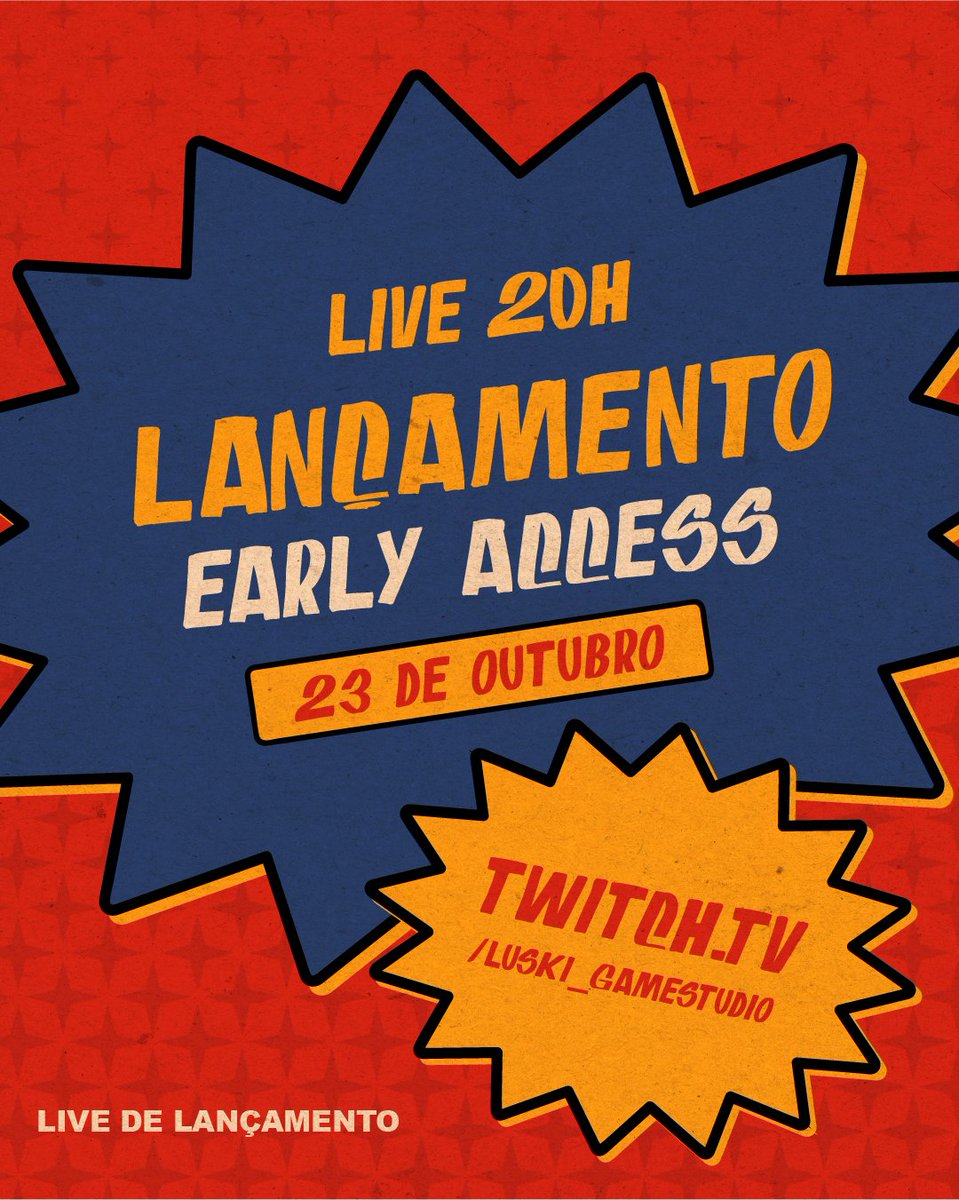 E JÁ ESTA DISPONIVEL PRA TODO MUNDO ADQUIRIR O SEU!!!!

Steam: store.steampowered.com/app/3345950/Ca…

Nuuvem: nuuvem.com/br-pt/item/cap…

E VAI TER LIVE DOS DEVS E AMIGOS HOJE ÀS 20H: twitch.tv/luski_gamestud…