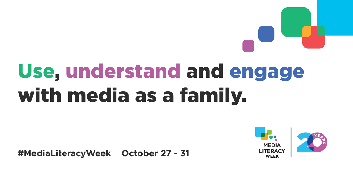 MediaSmarts's tweet image. Parents – this #MediaLiteracyWeek, start a conversation on media issues at home and sharpen your digital media literacy skills as a family! 
 
Find parent resources: mediasmarts.ca/mlw-parent-cen…