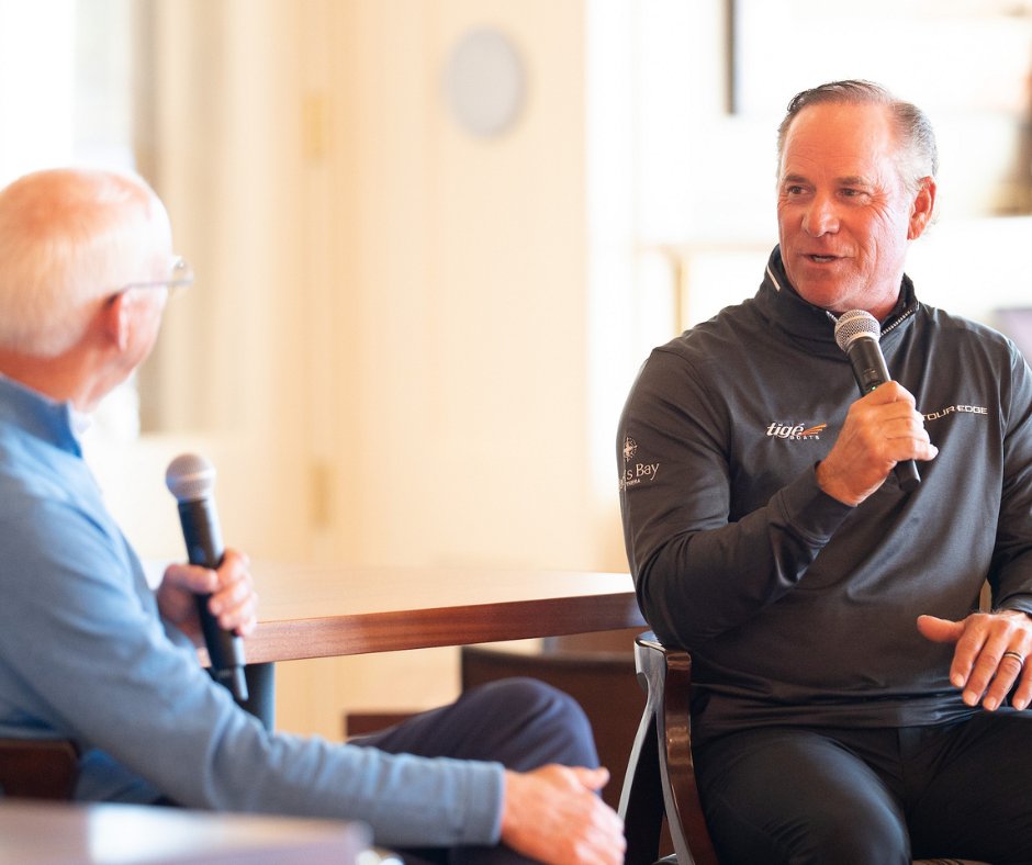 kftchampionship's tweet photo. Following Championship Sunday, we were excited to welcome Am-Am teams for an exclusive golf experience, the James River Shootout. The experience kicked off with a breakfast Q&A featuring special guest, 2016 #DECCGOLF Champion, @scottmccarron. https://t.co/oJLMv2K0a7