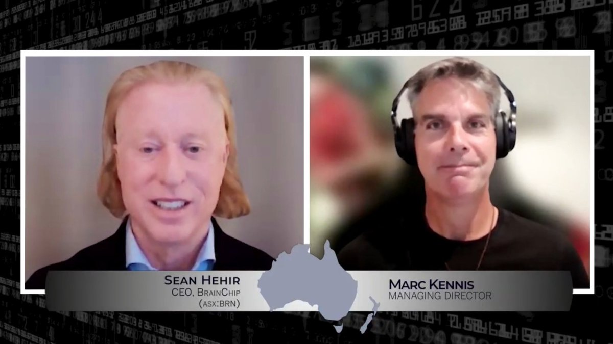 BrainChip_inc's tweet image. @BrainChip_inc CEO Sean Hehir joins Marc Kennis to discuss our AKD 1500 expansion and what it means for the future of edge AI. 

Watch the full interview: bit.ly/AKD1500

#BrainChip #NeuromorphicAI #EdgeAI #Semiconductors #AIInnovation #Akida