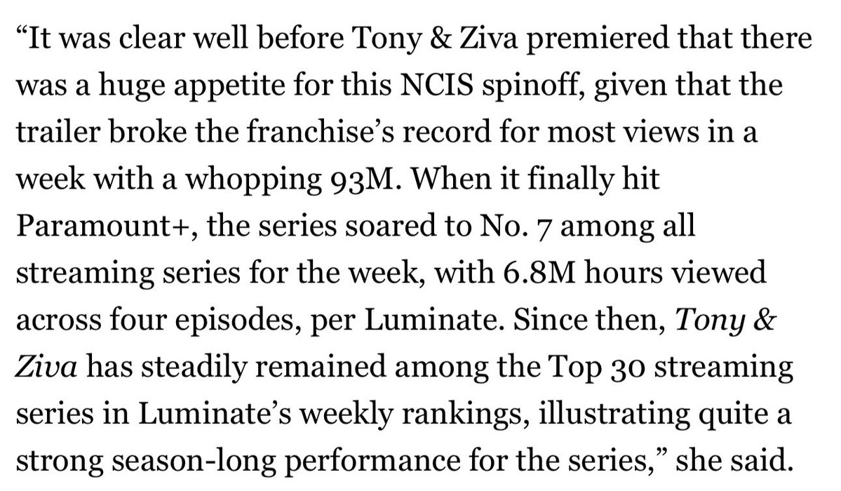 NCISTivaFans's tweet image. Let’s goooooo 🙌
deadline.com/2025/10/ncis-t…
#TonyandZiva #Tiva #NCISVerse