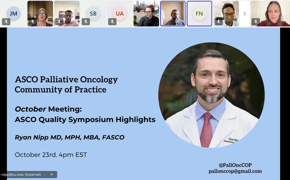 We’re thrilled to welcome Dr. <a href="/RyanNipp/">Ryan Nipp, MD, MPH, MBA, FASCO</a>  to discuss key highlights from the ASCO Quality Care Symposium, exploring innovations and insights shaping the future of oncology care.
💬 Don’t miss it! <a href="/realbowtiedoc/">Dr Joseph McCollom DO</a> <a href="/PallOncCoP/">ASCO PallOnc Community of Practice</a> <a href="/DarcyBurbage/">Darcy Burbage, DNP, RN, AOCN</a>