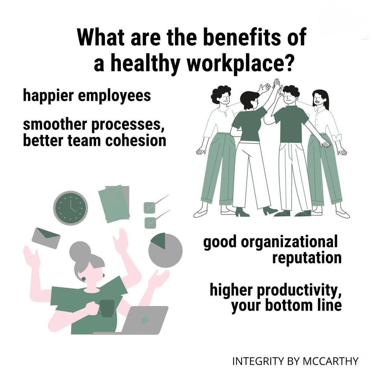 McCarthyK_PCI's tweet image. Healthy workplaces mean happier teams, better productivity, and stronger reputations.

Start with:
1️⃣ Clear communication norms
2️⃣ Leader training for conflict
3️⃣ Regular team check-ins

📥 Free Starter Kit: free.integritybymccarthy.ca/optin

#HarassmentPrevention #integritybymccarthy