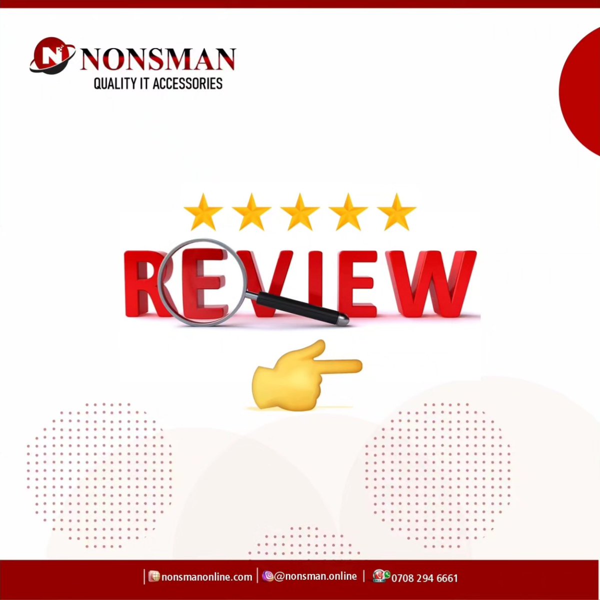 nonsman_online's tweet image. Here are some customers confirmation to our swift and reliable delivery.
Join the league of smart shoppers today.
We are trustworthy.
We are reliable.
We are dependable.

#delivery #swiftresponse #happycustomer #valuebasedservices #customersatisfaction✔️