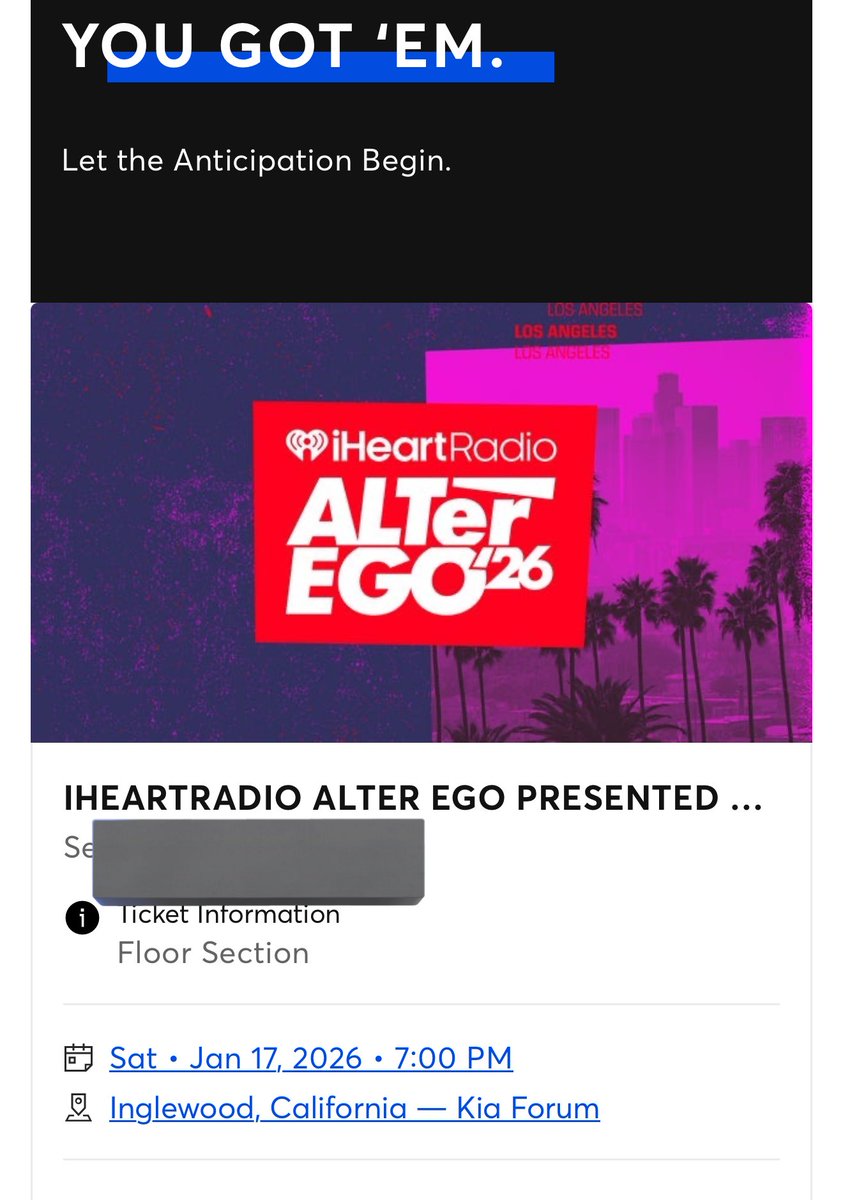 Didn’t buy tickets for Sick New World so I settled with Alter ego