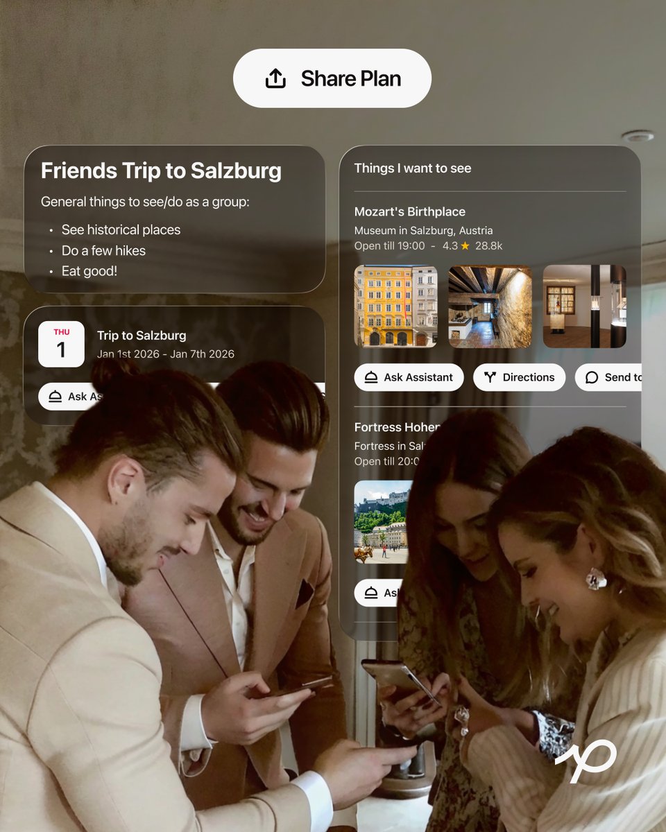 Trips hit different when everyone’s in the loop. ✈️

Please makes coordination simple. Share your plan, collaborate on an itinerary, and make the trip happen faster than the group chat ever could.