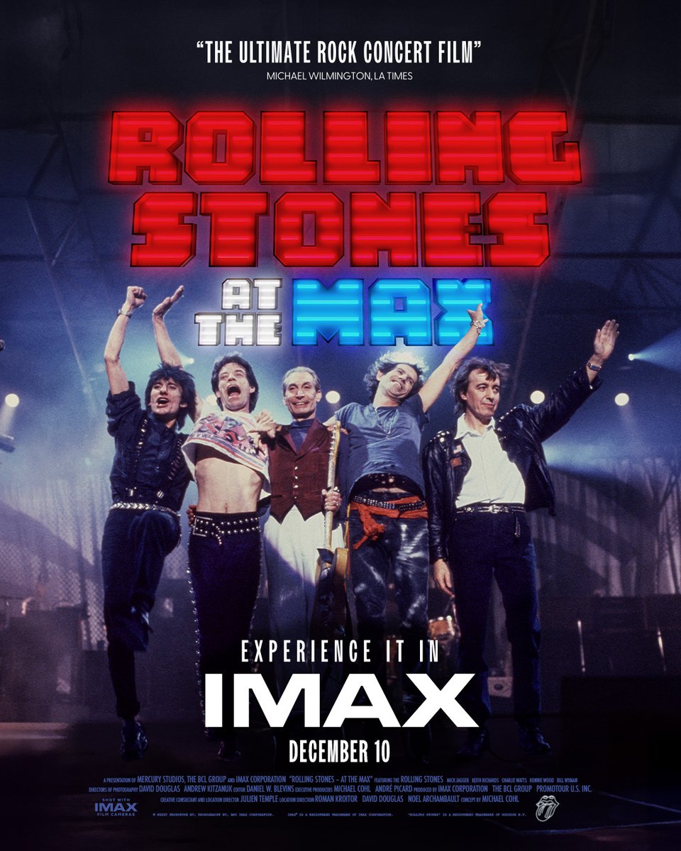 The Stones are back in IMAX! Relive the first concert ever shot specifically for IMAX on December 10 with Rolling Stones At The Max.

#RollingStone #IMAX