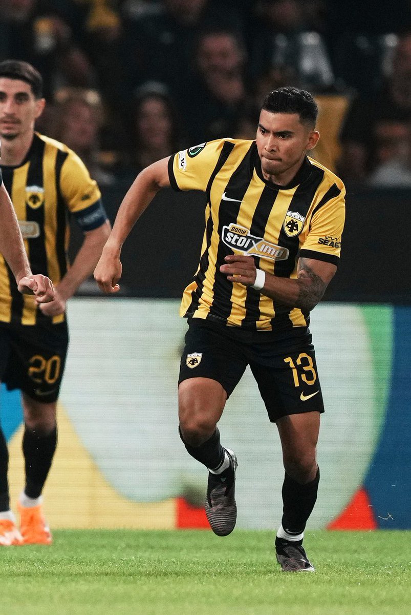 julioordz10's tweet photo. Orbelín Pineda 🇲🇽 jugó 90’ en la victoria de AEK Atenas sobre Aberdeen 🏴󠁧󠁢󠁳󠁣󠁴󠁿 de 6-0 en la UEFA Conference League.

- 2 asistencias 
- 1 gran ocasión creada
- 2 pases clave
- 84/88 pases precisos (95%)
- 9/10 pases largos
- 2/2 regates completados 
- 3 entradas
- 7 recuperaciones 
- 6/12 duelos en el suelo ganados 

AEK suma 3 pts luego de dos fechas y se coloca en la 12° posición.📊