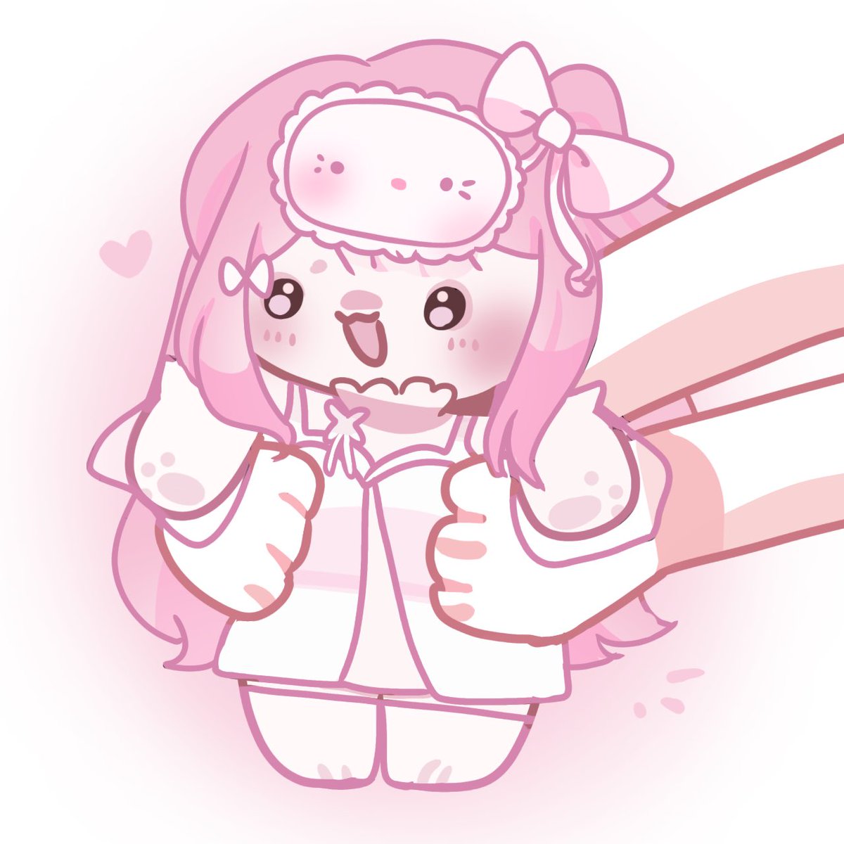 I’m just a baby! 🥺🤍

I love her so much eeeeeeeeee! She is so cuteee!!!! Thank you so much! 🐰
#SoftBuniArt

Go support &amp; follow! 
🎨: vgen.co/sunnystarsboo
🎨: <a href="/Sunnystarsboo/">– Sunny 🤍 Artist | Vgen</a>