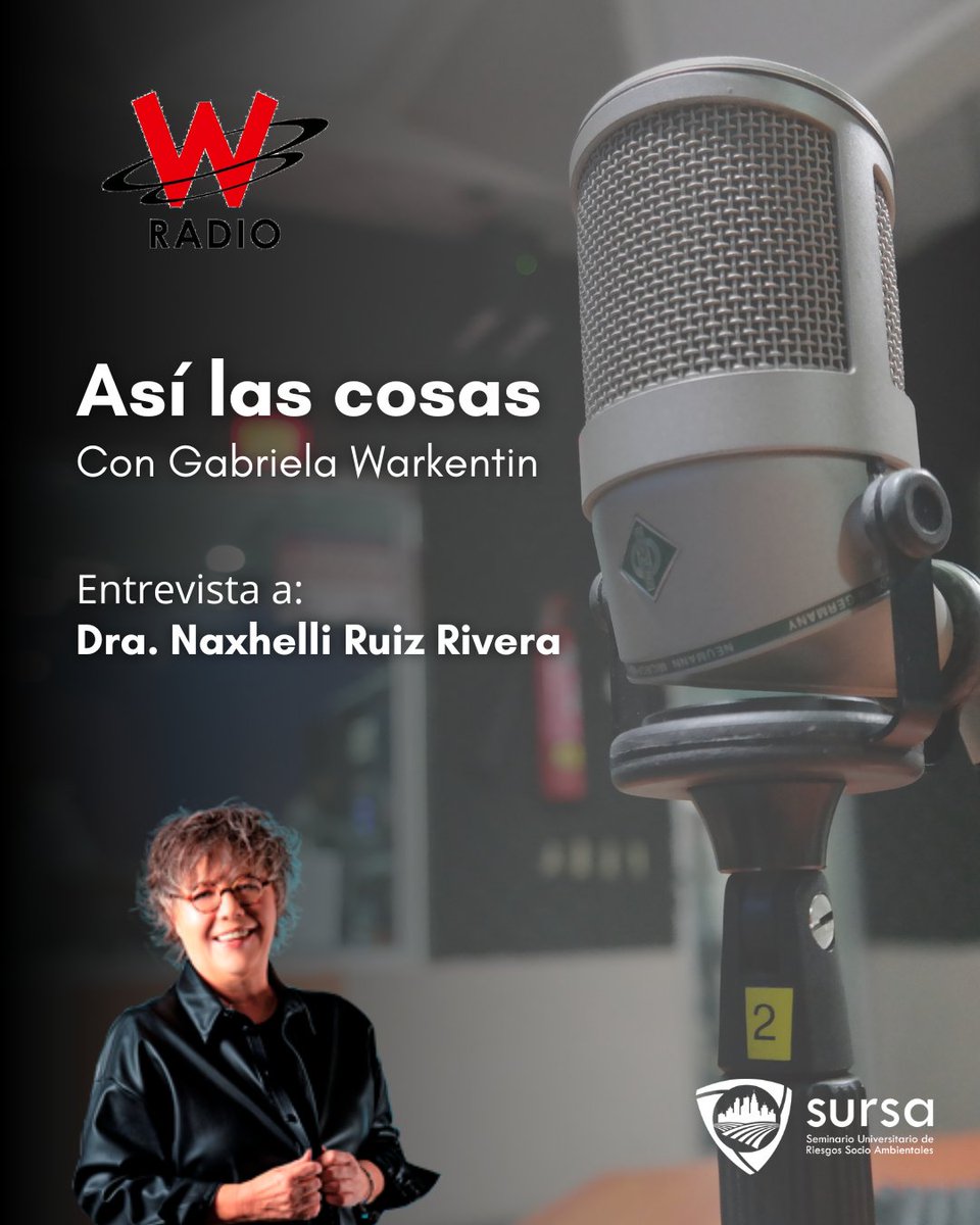 Escucha la conversación de la Dr. Naxhelli Ruiz Rivera en <a href="/WRADIOMexico/">W Radio México</a> 📻

🎙️ Así Las Cosas, presentado por  Gabriela Warkentin. 

"La naturaleza se declara no culpable" 🍃

play.wradio.com.mx/audio/111RD010…

<a href="/asilascosasw/">Así Las Cosas</a> <a href="/warkentin/">Gabriela Warkentin</a>