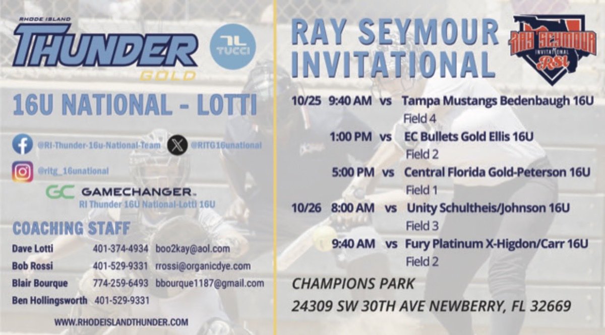 JSingh2028's tweet image. Heading to the sunshine state this weekend! Let’s Go!!! 💪🏽 @RITG16unational @BobRossiRITG @Thunderjam134 @tucci_limited @prepsoftball @D1softball @ExtraInningSB