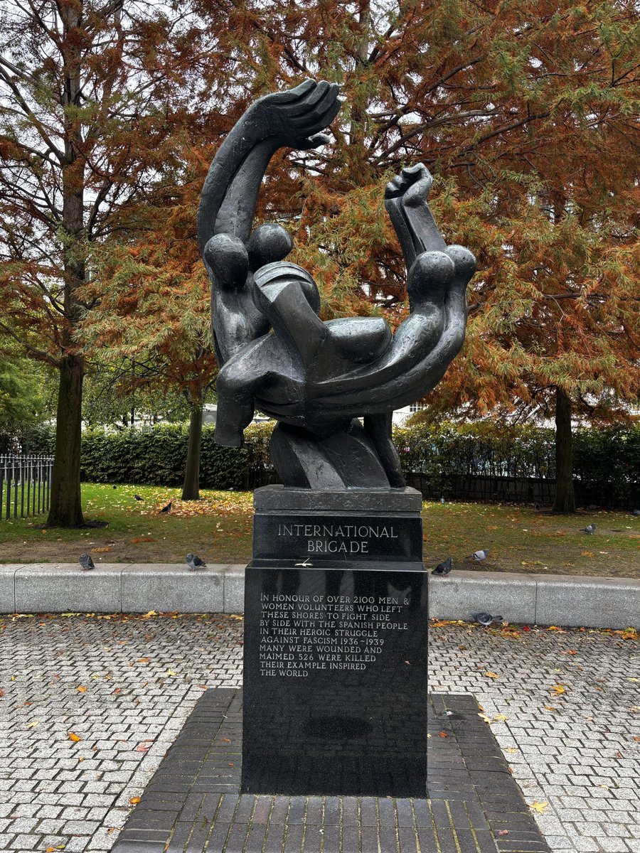 While the police and Home Office were showing the court the secret material against me, I decided to take a walk and found myself at a memorial for foreign fighters, celebrated as heroes in the past but who would today be accused of terrorism for wanting to fight fascism.