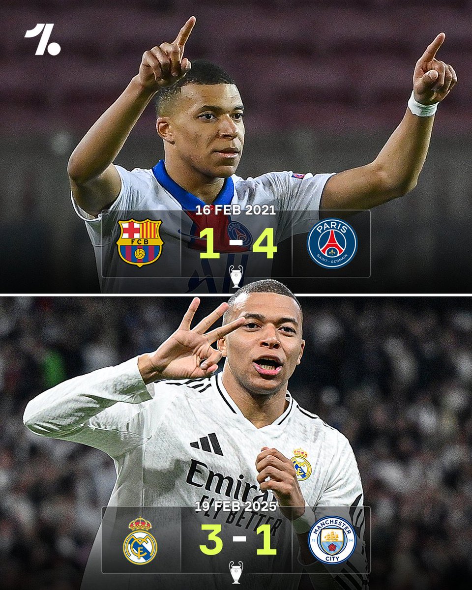 SD (@kyliandecf) on Twitter photo Piqûre de Rappel : Kylian Mbappé reste le seul joueur de l'histoire de la Ligue des Champions à avoir inscrit un triplé au Camp Nou et au Santiago Bernabéu Piqûre de Rappel : Kylian Mbappé reste le seul joueur de l'histoire de la Ligue des Champions à avoir inscrit un triplé au Camp Nou et au Santiago Bernabéu