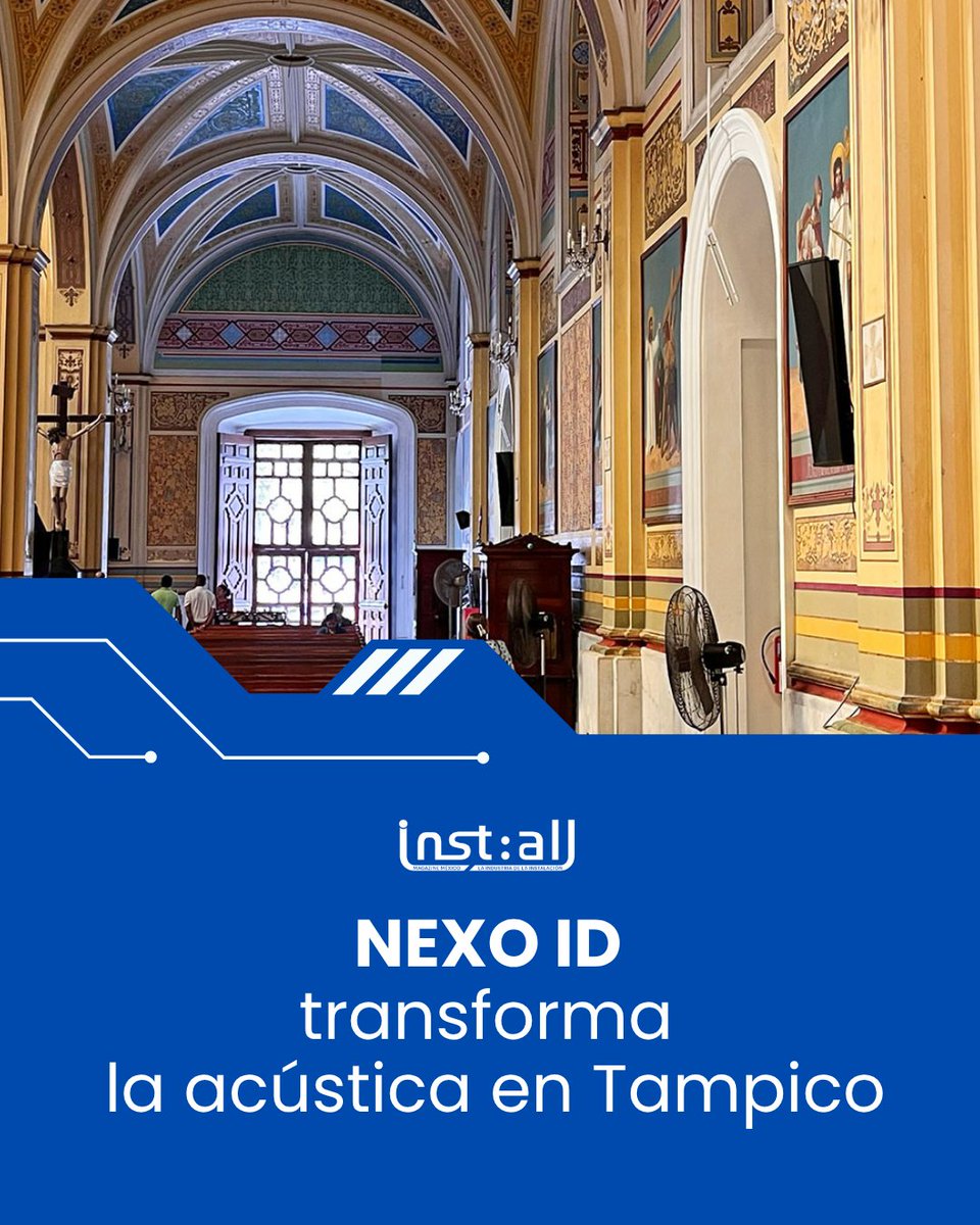 🎚️La Catedral de la Inmaculada Concepción mejora su inteligibilidad con un sistema NEXO  ID instalado por Tacea Music. 📖 Descubre el proyecto completo: installmagazine.com.mx/nexo-id-transf…

#installmagazine #NEXO #audioprofesional #IntegraciónAV #IngenieríaAcústica