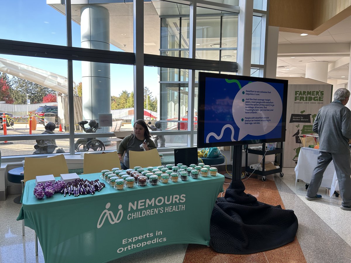 NemoursOrtho's tweet image. Thank you to everyone who stopped by our table for Dwarfism Awareness Month to celebrate our amazing patients and families. 
#dwarfism #orthotwitter #awarenessday #nemours #kidshealth 
@WGSMac @cditro @Nemours