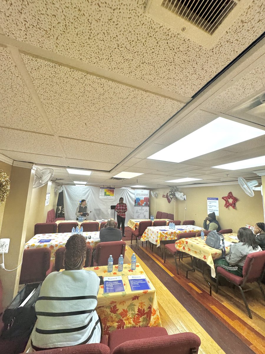 Afrocanadianinc's tweet image. Afro Canadian Development successfully hosted our Free Non-Violent Crisis Prevention Intervention (CPI) Info Session today - all guided by a certified CPI trainer.

Thank you to everyone who joined us &amp;amp; made this session a success! 💚
#AfroCanadianDevelopment #CommunityTraining