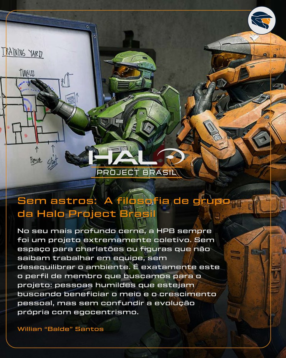 haloprojectbr's tweet photo. Por que a Halo Project Brasil é especial?

No primeiro capítulo, falamos sobre o poder transformador da HPB. Hoje, o Head do projeto falou sobre a filosofia de grupo da HPB e como ela impactou os 11 anos da nossa história!

Leia agora: https://t.co/zGFfffbvS5 https://t.co/DtzK0UOPn4