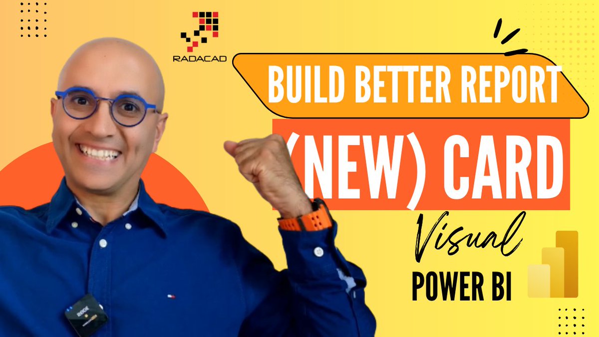RADACAD_COM's tweet image. The (New) card visual is a leap forward compared to the old visual and also the multi-row card visual in #PowerBI

Watch this video for today, which I explained how this helps you build better #reporting with images and formatting options

youtu.be/nGKYT_4afkM…
